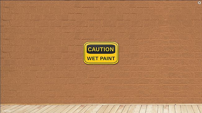 CAUTION WET PAINT