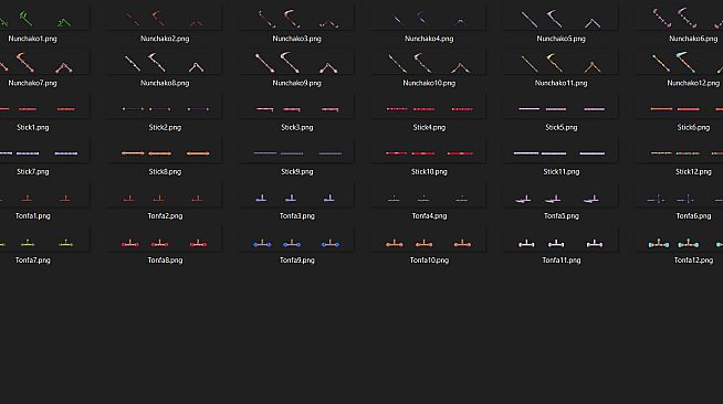 RPG Maker MZ - Medieval Asian Fantasy Weapons Pack