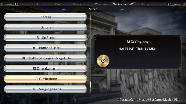 WARRIORS OROCHI 4 - BGM Pack 2