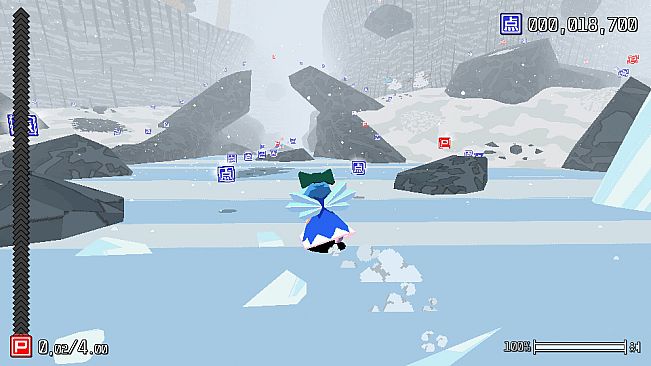 Cirno! Lifts a Boulder