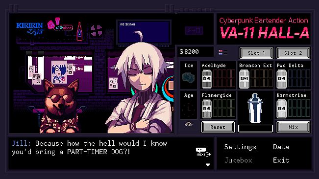VA-11 Hall-A: Cyberpunk Bartender Action
