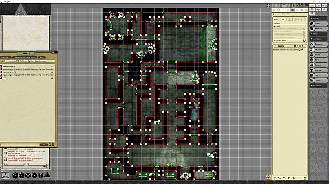 Fantasy Grounds - Pathfinder RPG - Pathfinder Flip-Mat - Bigger Dungeon