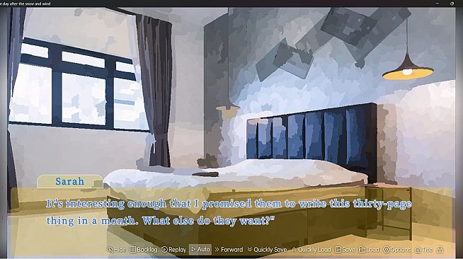 One day after the snow and wind