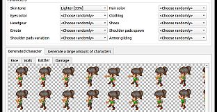 Game Character Hub PE: 2D Customizable Character - Female