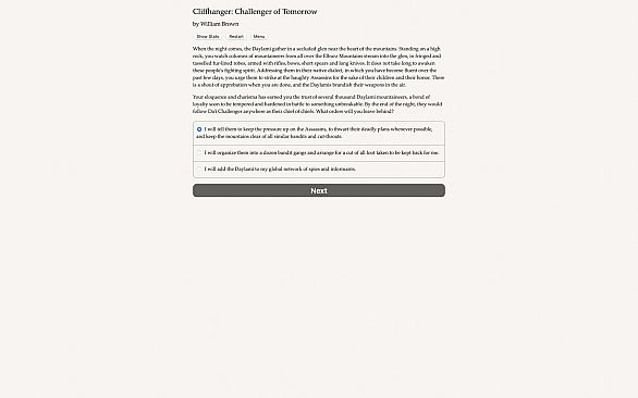 Cliffhanger: Challenger of Tomorrow