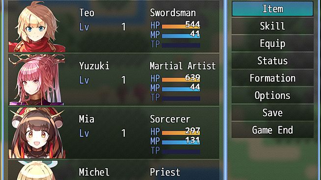 RPG Maker MZ - MZ Cover Art Characters Pack