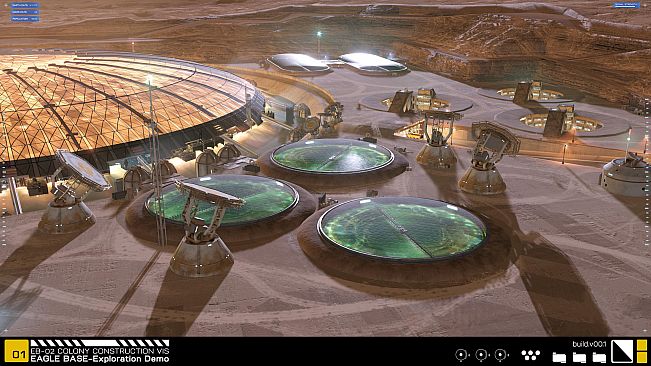 Project Eagle: A 3D Interactive Mars Base