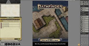 Fantasy Grounds - Pathfinder RPG - Pathfinder Flip-Mat: City Sites Multi-Pack