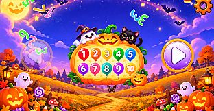 123 Early Learning Halloween Games for Kids, Toddlers, Babies