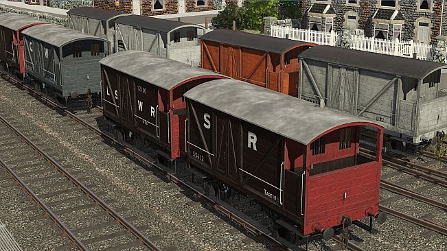 Trainz 2022 DLC - LSWR 10T Brake Vans