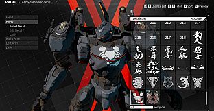 DAEMON X MACHINA - Arsenal Decals Bundle