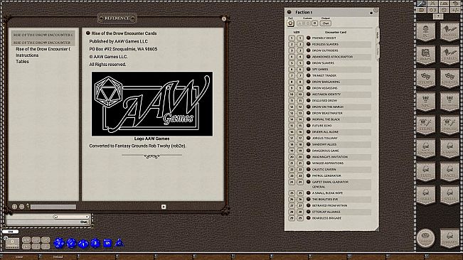 Fantasy Grounds - Rise of the Drow: Underworld Encounters