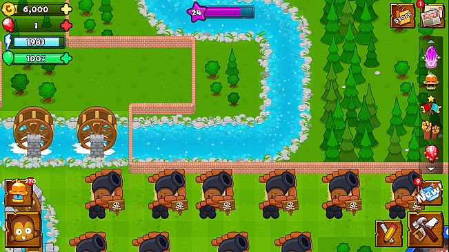 Bloons Monkey City - Brick City Walls