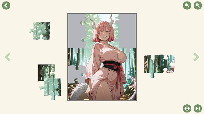 Fancy's Monster Girl Forest Jigsaw Puzzle