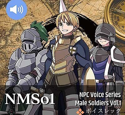 Visual Novel Maker - NPC Male Soldiers Vol.1