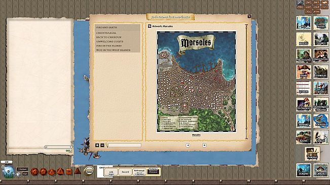 Fantasy Grounds - 50 Fathoms: Fire and Earth
