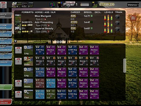 Starters Orders Touch Horse Racing