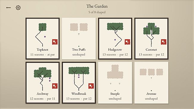 Topiary: A Pruning Puzzle