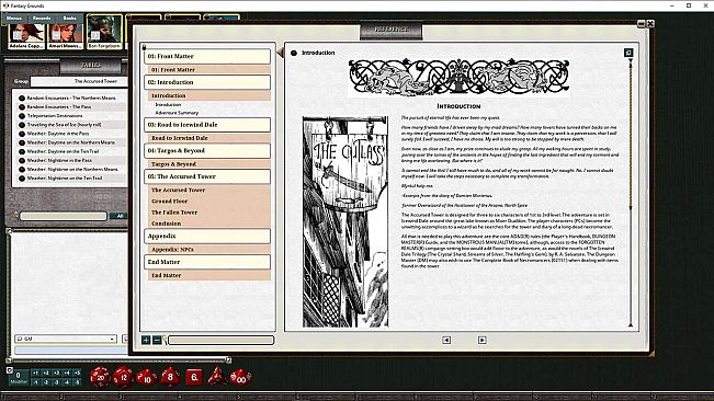 Fantasy Grounds - D&D Classics: The Accursed Tower (2E)