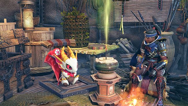 Monster Hunter Rise - "Stuffed Malzeno" Hunter layered weapon (Lance)