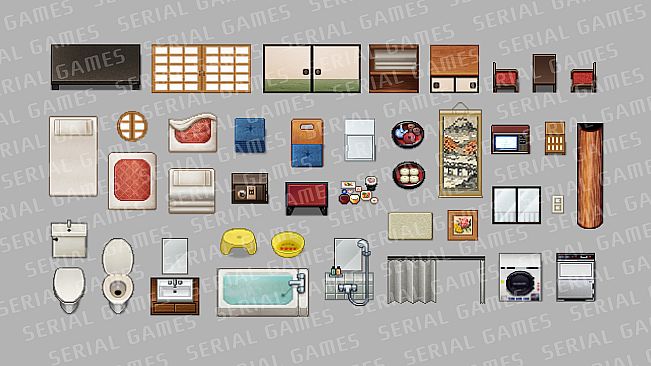 RPG Maker MZ - SERIALGAMES Japan travel spots Ryokan-Japanese INN SET