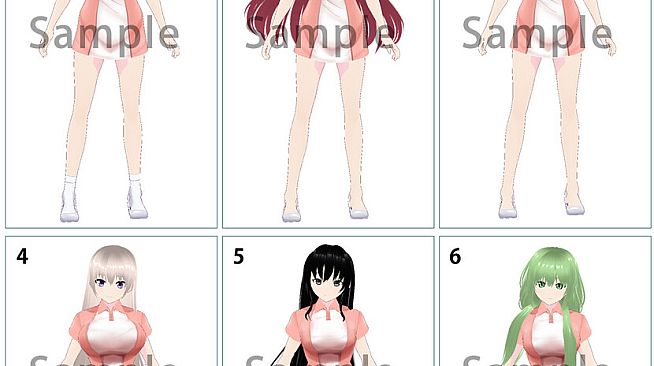 RPG Maker 3D Character Converter - Gee-kun-soft character 02 nurse