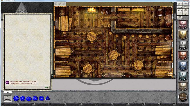 Fantasy Grounds - Maps: Cobblestone City and Inn
