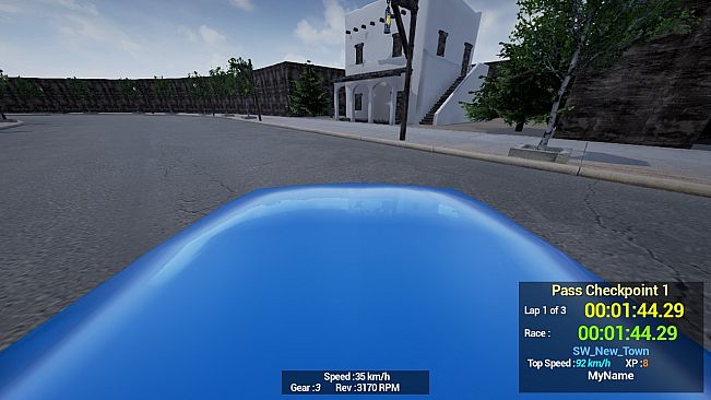 Maze Workout - Western Lost Solo Car Racer