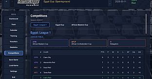 Simple Football League Manager