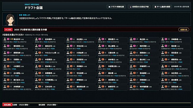 47都道府県にプロ野球チームが存在する世界線で日本一の球団をめざそう！