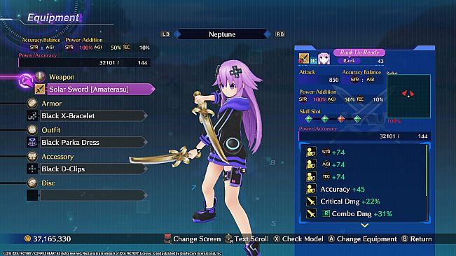 Megadimension Neptunia VIIR - 4 Goddesses Online Samurai's Soul Weapon Set | 四女神オンライン 武士の魂 武器セット | 四女神Ｏｎｌｉｎｅ 武士之魂 武器套組