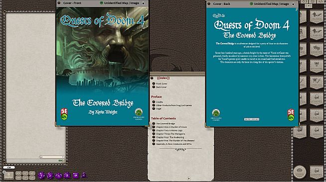 Fantasy Grounds - Quests of Doom 4: The Covered Bridge (5E)