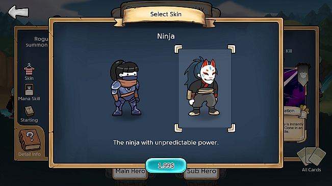 3 Minute Heroes - Ninja (Rogue Skin)