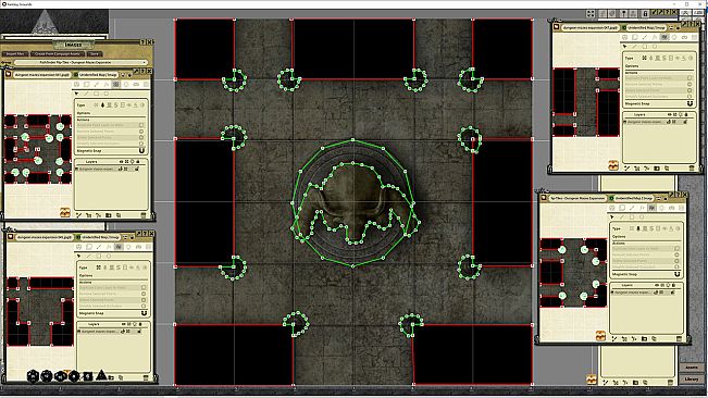 Fantasy Grounds - Pathfinder RPG - Flip-Tiles - Dungeon Mazes Expansion