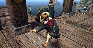 Monster Hunter Rise - "F Academic" Palico layered armor set