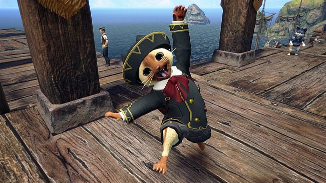 Monster Hunter Rise - "F Academic" Palico layered armor set