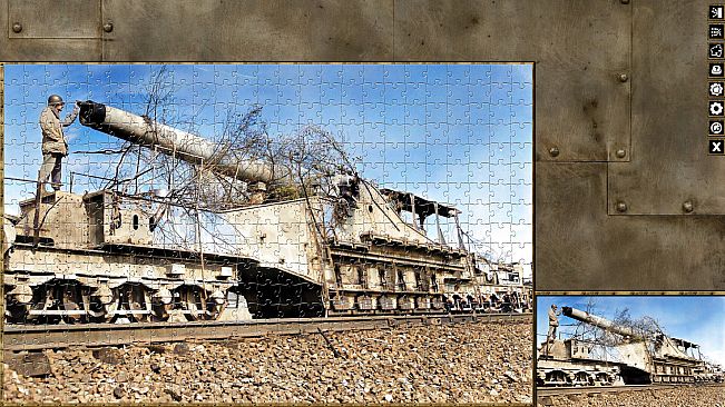 Pixel Puzzles WW2 Jigsaw - Pack: German Railway Guns