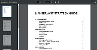 ManServant - Strategy Guide