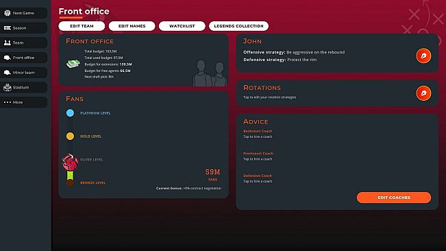 Astonishing Basketball Manager