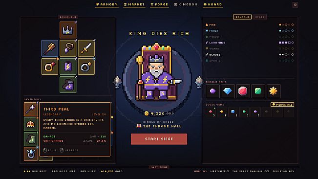 King Dies Rich