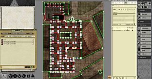 Fantasy Grounds - Pathfinder RPG - Pathfinder Flip-Mat: The Rusty Dragon Inn