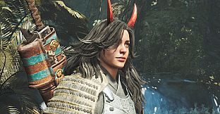 Monster Hunter Wilds - Hunter Layered Armor: Oni Horns Wig