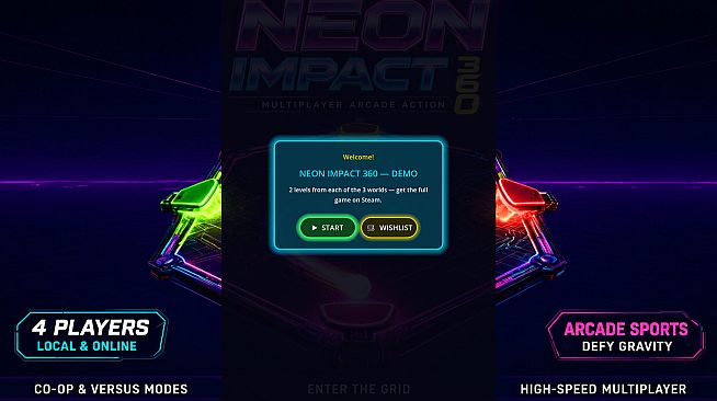 Neon Impact 360 - Muliplayer Arcade Action