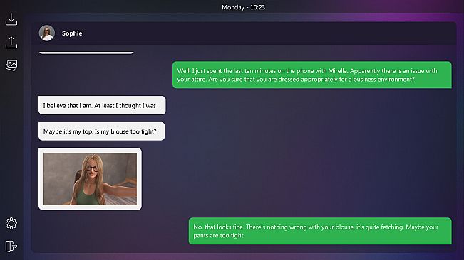 Dirty Texts - New Intern
