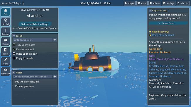 Dive Log: A Focus Voyage