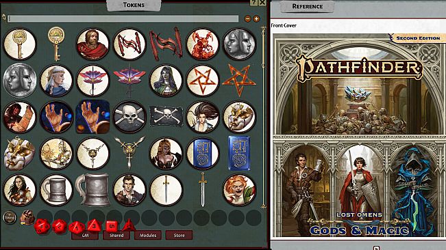 Fantasy Grounds - Pathfinder 2 RPG - Lost Omens: Gods & Magic