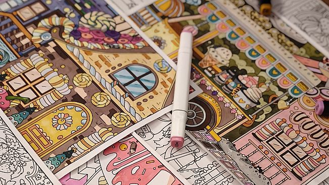 FIND KITTENS 7: Cookie Town - Coloring Book