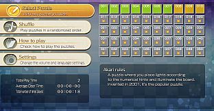 Puzzle by Nikoli W Akari