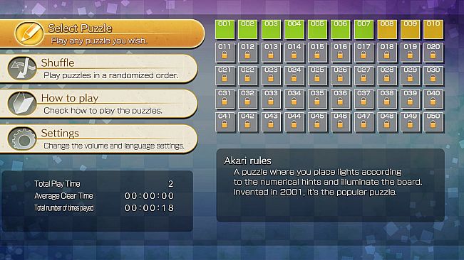 Puzzle by Nikoli W Akari