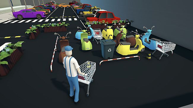 Shopping Cart Pusher